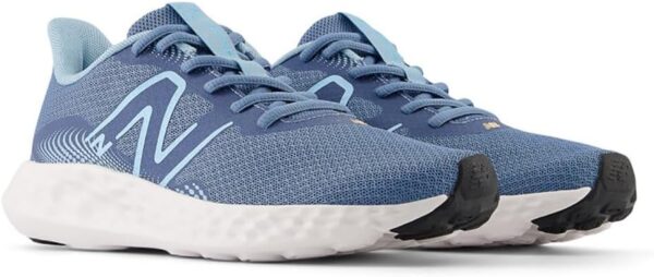 New Balance 411 Sneaker Donna Nero Fucsia Blu Cielo-3