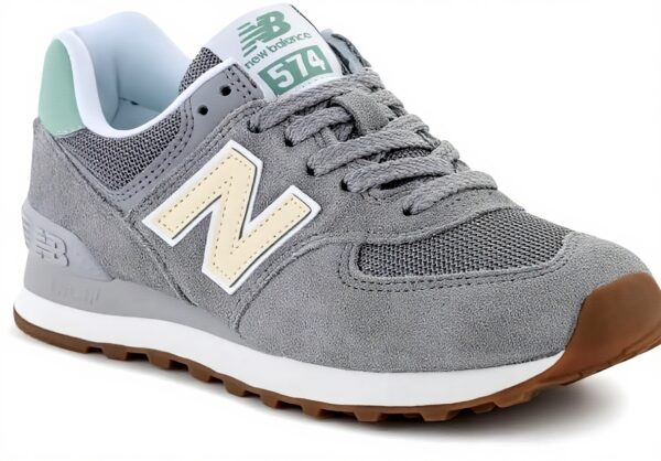 New Balance 574 Sneaker Donna Pelle Scamosciata Mesh