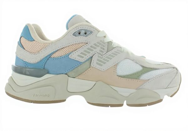 New Balance 9060 Sneaker Uomo Design anni 70 Bianco Beige