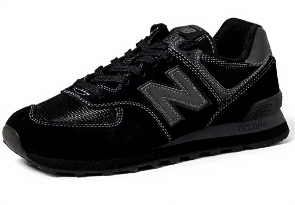 New Balance 574 Sneakers Uomo Nero Triple Black Ete