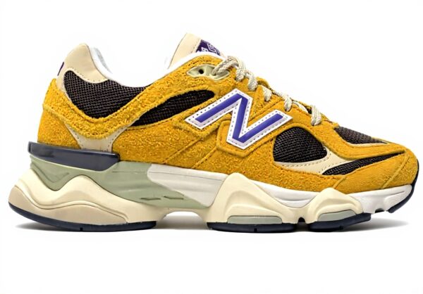 New Balance U9060 SRB Sneaker Giallo Pelle Scamosciata Uomo