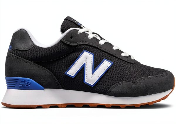 New Balance Uomo Scarpe 515 Sneaker Casual Blu Tessuto Pelle