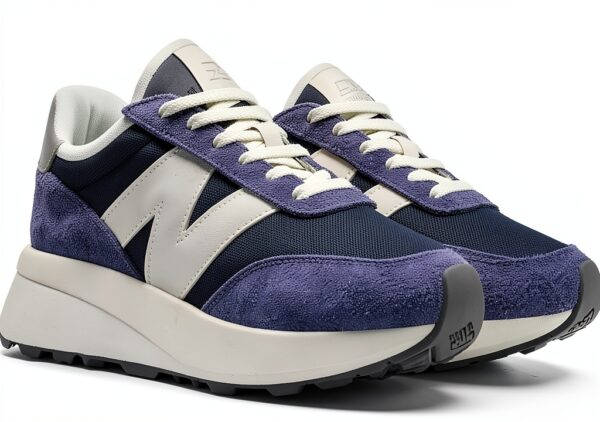 New Balance 370 Sneaker Uomo Grigio Nero Casual Sportive