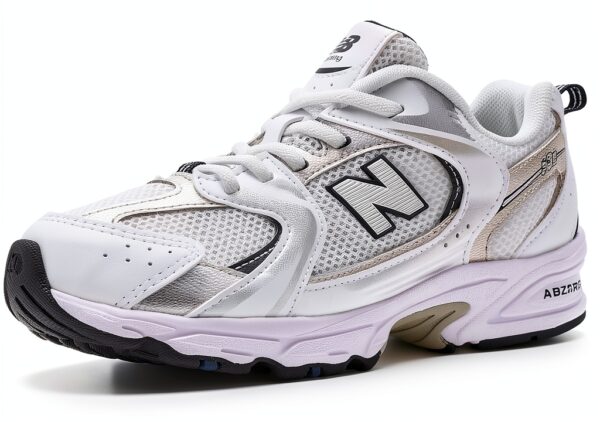 New Balance 530 Bungee Sneaker Bambini Ragazzi Bianco Blu