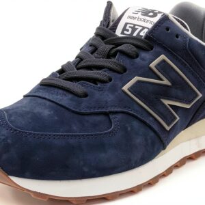 New Balance 574 MDG Sneaker uomo grigio arancio casual